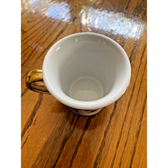 NWOT Bridgerton Purple Painted Corgi Mug Tea Cup Gold Handle Coffee Mug - Picture 4 of 5